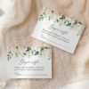 Cream White Flowers Baby Shower Invitation Suite, Girl Baby Shower, Printable File, Edit Yourself, SH203