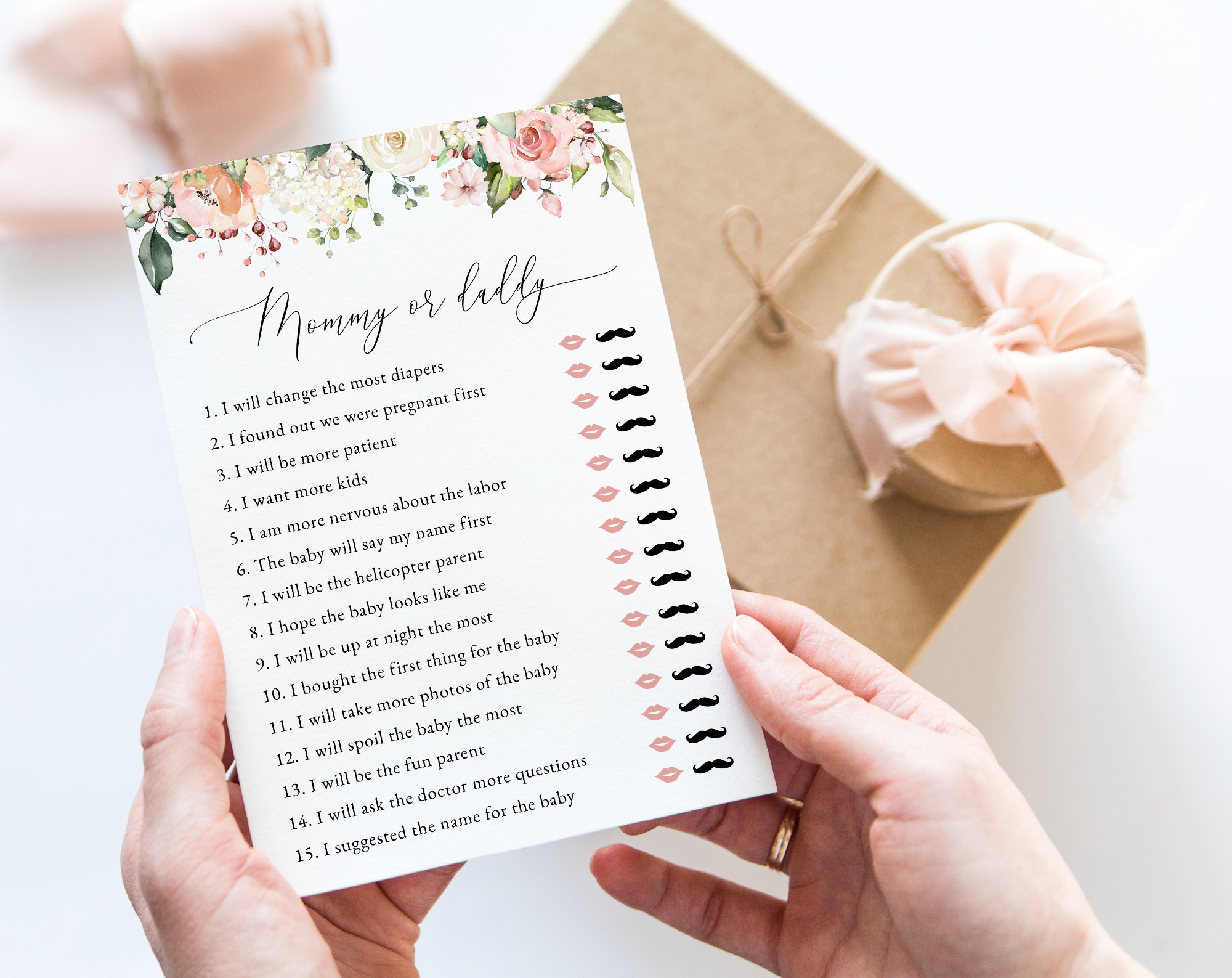 Pink, Orange and White Flowers Baby Shower Games, Set of 3 Games, Girl Baby Shower, Printable File, Edit Yourself, SH204 Pink, Orange and White Flowers Baby Shower Games, Set of 3 Games, Girl Baby Shower, Printable File, Edit Yourself, SH204