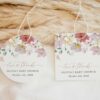 Colorful Flowers Favor Tags, Gift Tags, Girl Baby Shower, Printable File, Edit Yourself, SH205 Colorful Flowers Favor Tags, Gift Tags, Girl Baby Shower, Printable File, Edit Yourself, SH205