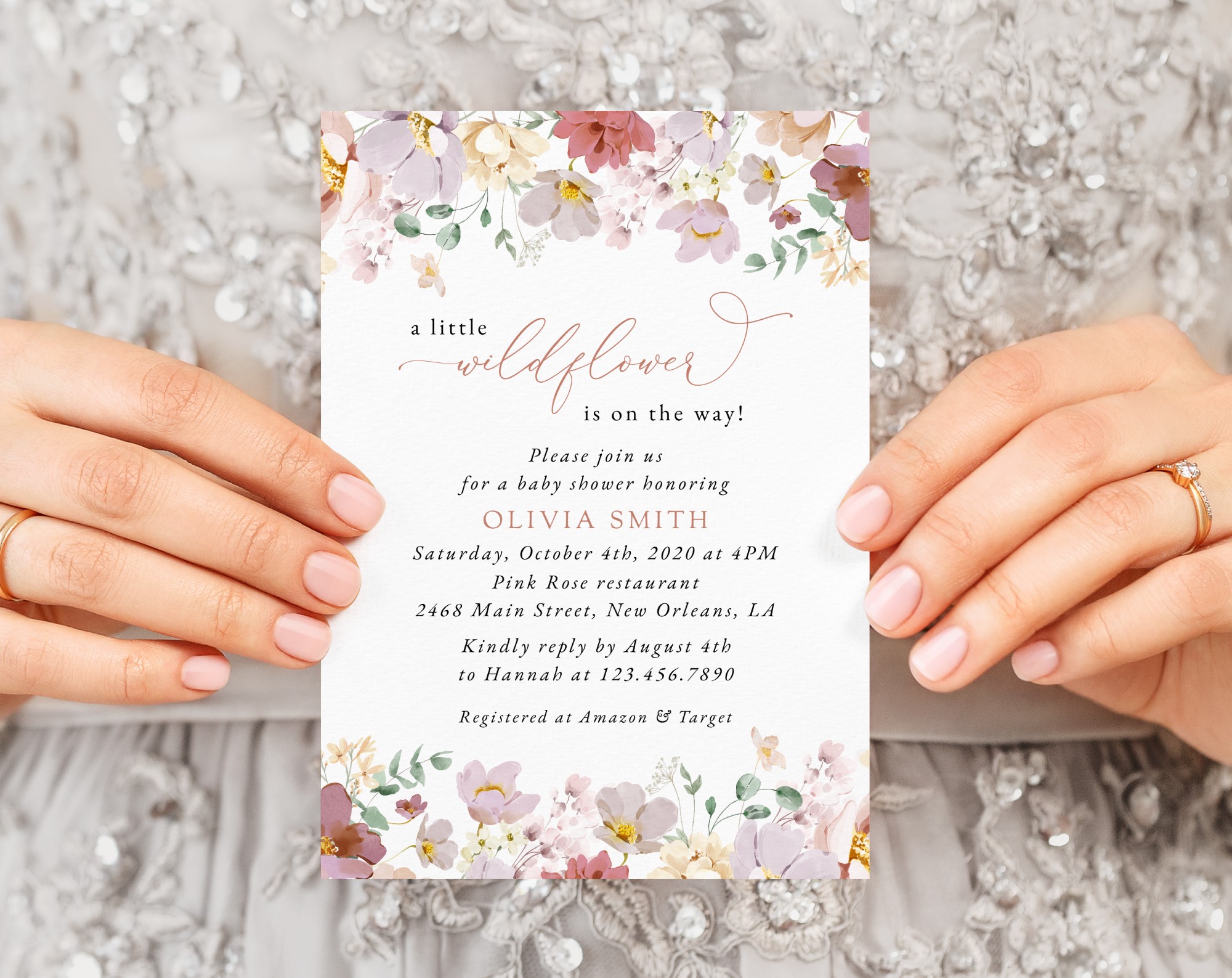 Colorful Flowers Baby Shower Invitation, Girl Baby Shower, Printable File, Edit Yourself, SH205 Colorful Flowers Baby Shower Invitation, Girl Baby Shower, Printable File, Edit Yourself, SH205