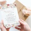 Colorful Flowers Baby Shower Invitation, Girl Baby Shower, Printable File, Edit Yourself, SH205 Colorful Flowers Baby Shower Invitation, Girl Baby Shower, Printable File, Edit Yourself, SH205