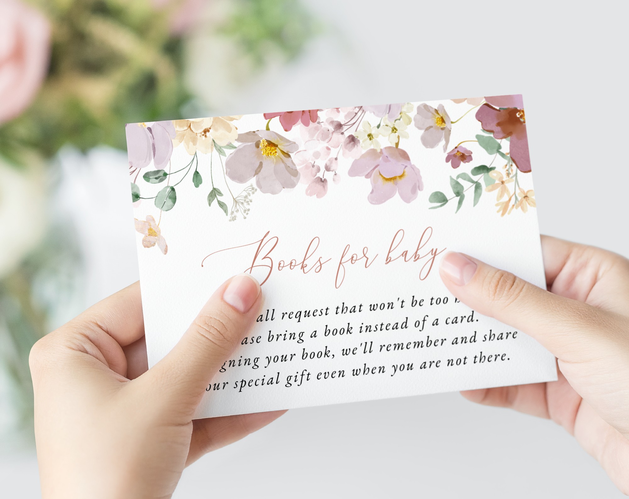 Colorful Flowers Baby Shower Invitation Suite, Girl Baby Shower, Printable File, Edit Yourself, SH205 Colorful Flowers Baby Shower Invitation Suite, Girl Baby Shower, Printable File, Edit Yourself, SH205