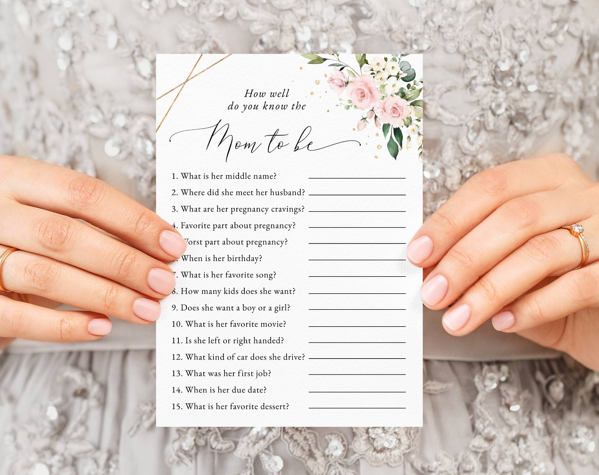 Pink Flowers and Gold Confetti Baby Shower Games, Set of 3 Games, Girl Baby Shower, Printable File, Edit Yourself, SH210 Pink Flowers and Gold Confetti Baby Shower Games, Set of 3 Games, Girl Baby Shower, Printable File, Edit Yourself, SH210