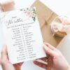 Pink Flowers and Gold Confetti Baby Shower Games, Set of 3 Games, Girl Baby Shower, Printable File, Edit Yourself, SH210 Pink Flowers and Gold Confetti Baby Shower Games, Set of 3 Games, Girl Baby Shower, Printable File, Edit Yourself, SH210