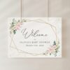 Pink Flowers and Gold Confetti Welcome Sign, Baby Shower Sign, Girl Baby Shower, Printable File, Edit Yourself, SH210 Pink Flowers and Gold Confetti Welcome Sign, Baby Shower Sign, Girl Baby Shower, Printable File, Edit Yourself, SH210