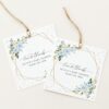 Blue Flowers and Gold Confetti Favor Tags, Gift Tags, Boy Baby Shower, Printable File, Edit Yourself, SH211 Blue Flowers and Gold Confetti Favor Tags, Gift Tags, Boy Baby Shower, Printable File, Edit Yourself, SH211