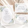 Blue Flowers and Gold Confetti Baby Shower Invitation Suite, Boy Baby Shower, Printable File, Edit Yourself, SH211 Blue Flowers and Gold Confetti Baby Shower Invitation Suite, Boy Baby Shower, Printable File, Edit Yourself, SH211