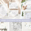 Purple Flowers and Gold Confetti Baby Shower Mini Bundle, Girl Baby Shower, Printable File, Edit Yourself, SH212 Purple Flowers and Gold Confetti Baby Shower Mini Bundle, Girl Baby Shower, Printable File, Edit Yourself, SH212
