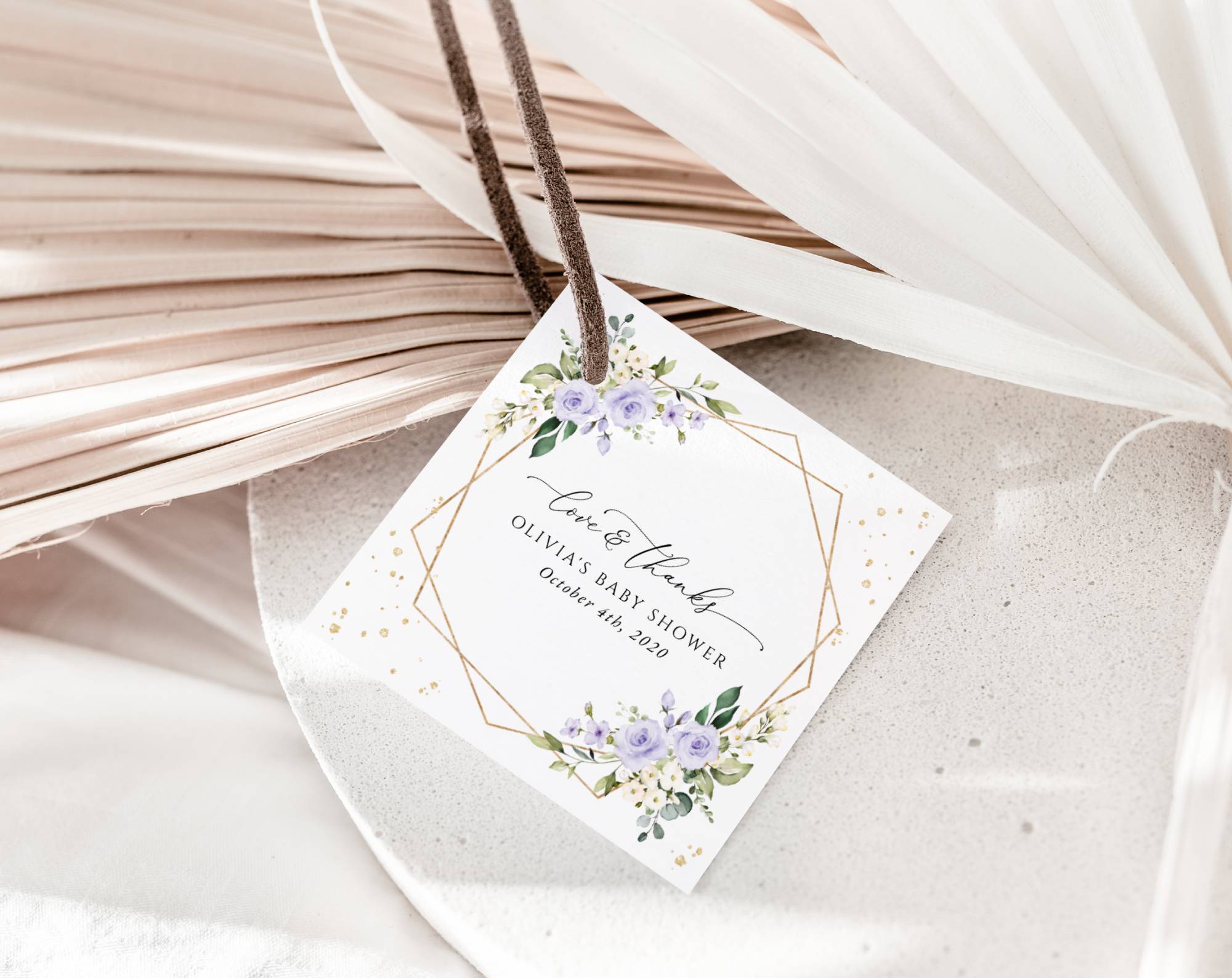 Purple Flowers and Gold Confetti Favor Tags, Gift Tags, Girl Baby Shower, Printable File, Edit Yourself, SH212 Purple Flowers and Gold Confetti Favor Tags, Gift Tags, Girl Baby Shower, Printable File, Edit Yourself, SH212