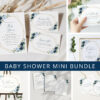 Navy and Blue Flowers Baby Shower Mini Bundle, Boy Baby Shower, Printable File, Edit Yourself, SH216 Navy and Blue Flowers Baby Shower Mini Bundle, Boy Baby Shower, Printable File, Edit Yourself, SH216
