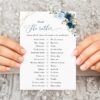 Navy and Blue Flowers Baby Shower Games, Set of 3 Games, Boy Baby Shower, Printable File, Edit Yourself, SH216 Navy and Blue Flowers Baby Shower Games, Set of 3 Games, Boy Baby Shower, Printable File, Edit Yourself, SH216