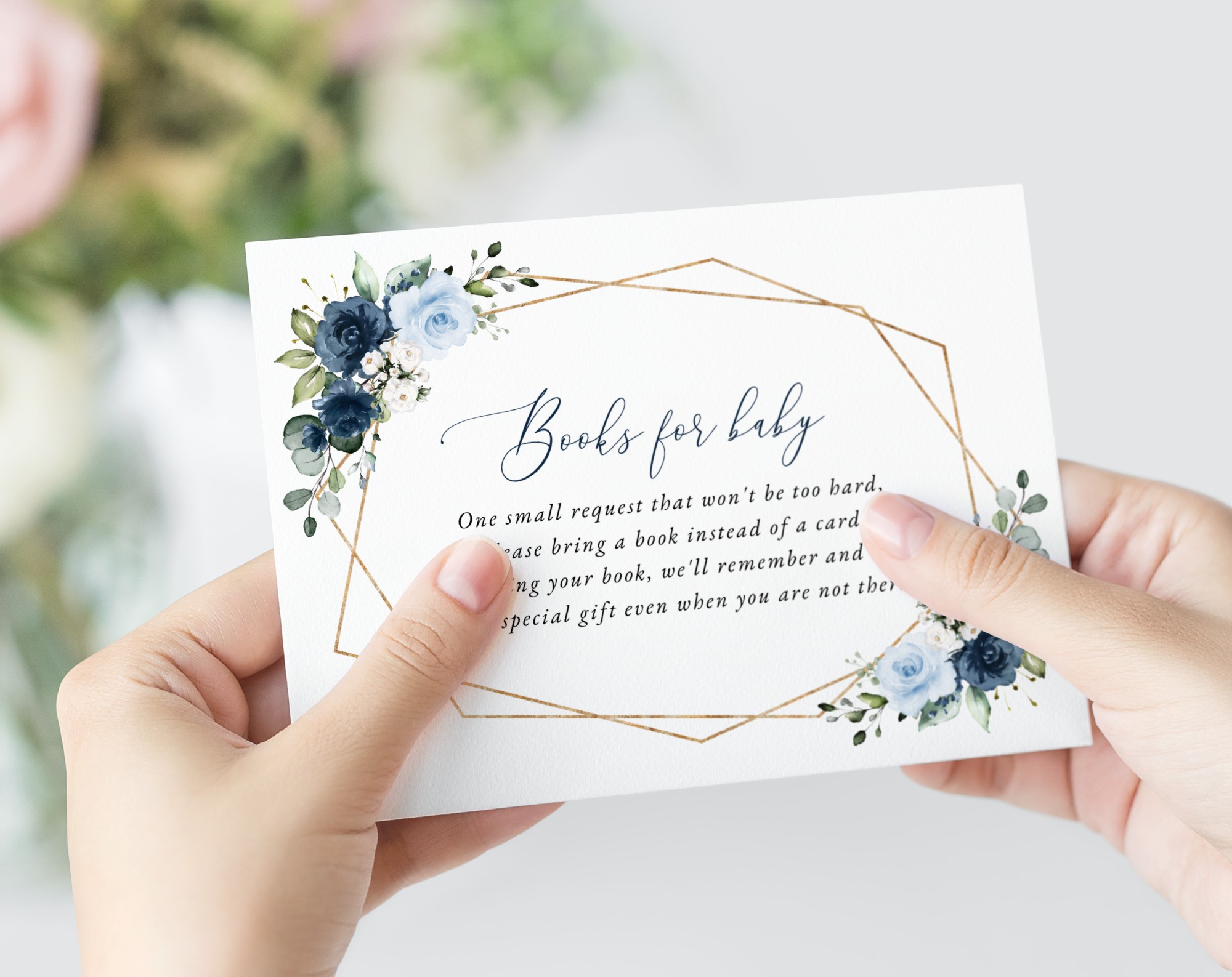 Navy and Blue Flowers Baby Shower Invitation Suite, Boy Baby Shower, Printable File, Edit Yourself, SH216 Navy and Blue Flowers Baby Shower Invitation Suite, Boy Baby Shower, Printable File, Edit Yourself, SH216