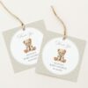 Bear and Beige Polka Dots Favor Tags, Gift Tags, Gender Neutral, Printable File, Edit Yourself, SH217 Bear and Beige Polka Dots Favor Tags, Gift Tags, Gender Neutral, Printable File, Edit Yourself, SH217