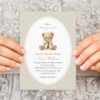 Bear and Beige Polka Dots Baby Shower Invitation, Gender Neutral, Printable File, Edit Yourself, SH217 Bear and Beige Polka Dots Baby Shower Invitation, Gender Neutral, Printable File, Edit Yourself, SH217