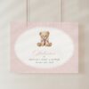 Bear and Pink Polka Dots Welcome Sign, Baby Shower Sign, Girl Baby Shower, Printable File, Edit Yourself, SH218 Bear and Pink Polka Dots Welcome Sign, Baby Shower Sign, Girl Baby Shower, Printable File, Edit Yourself, SH218