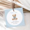Bear and Blue Polka Dots Favor Tags, Gift Tags, Boy Baby Shower, Printable File, Edit Yourself, SH219 Bear and Blue Polka Dots Favor Tags, Gift Tags, Boy Baby Shower, Printable File, Edit Yourself, SH219