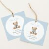 Bear and Blue Polka Dots Favor Tags, Gift Tags, Boy Baby Shower, Printable File, Edit Yourself, SH219 Bear and Blue Polka Dots Favor Tags, Gift Tags, Boy Baby Shower, Printable File, Edit Yourself, SH219