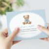 Bear and Blue Polka Dots Baby Shower Invitation Suite, Boy Baby Shower, Printable File, Edit Yourself, SH219 Bear and Blue Polka Dots Baby Shower Invitation Suite, Boy Baby Shower, Printable File, Edit Yourself, SH219
