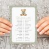 Bear and Green Polka Dots Baby Shower Games, Set of 3 Games, Gender Neutral, Printable File, Edit Yourself, SH220 Bear and Green Polka Dots Baby Shower Games, Set of 3 Games, Gender Neutral, Printable File, Edit Yourself, SH220