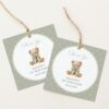 Bear and Green Polka Dots Favor Tags, First Birthday, Gender Neutral, Printable File, Edit Yourself, SH222 Bear and Green Polka Dots Favor Tags, First Birthday, Gender Neutral, Printable File, Edit Yourself, SH222