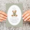 Bear and Green Polka Dots First Birthday Invitation, Birthday Stationery, Gender Neutral, Printable File, Edit Yourself, SH222 Bear and Green Polka Dots First Birthday Invitation, Birthday Stationery, Gender Neutral, Printable File, Edit Yourself, SH222