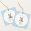 Bear and Blue Polka Dots Favor Tags, First Birthday, Boy Birthday, Printable File, Edit Yourself, SH223 Bear and Blue Polka Dots Favor Tags, First Birthday, Boy Birthday, Printable File, Edit Yourself, SH223