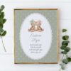 Bear and Green Polka Dots Custom Sign, Gender Reveal Sign, Printable File, Edit Yourself, SH226 Bear and Green Polka Dots Custom Sign, Gender Reveal Sign, Printable File, Edit Yourself, SH226