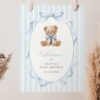 Bear and Blue Stripes Welcome Sign, Baby Shower Sign, Boy Baby Shower, Printable File, Edit Yourself, SH229 Bear and Blue Stripes Welcome Sign, Baby Shower Sign, Boy Baby Shower, Printable File, Edit Yourself, SH229