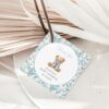 Teddy Bear and Blue Flowers Favor Tags, Gift Tags, Boy Baby Shower, Printable File, Edit Yourself, SH237 Teddy Bear and Blue Flowers Favor Tags, Gift Tags, Boy Baby Shower, Printable File, Edit Yourself, SH237