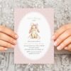 Bunny and Pink Polka Dots First Birthday Invitation, Birthday Stationery, Girl Birthday, Printable File, Edit Yourself, SH244 Bunny and Pink Polka Dots First Birthday Invitation, Birthday Stationery, Girl Birthday, Printable File, Edit Yourself, SH244