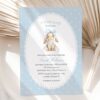 Bunny and Blue Polka Dots Baby Shower Invitation, Boy Baby Shower, Printable File, Edit Yourself, SH245 Bunny and Blue Polka Dots Baby Shower Invitation, Boy Baby Shower, Printable File, Edit Yourself, SH245