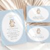 Bunny and Blue Polka Dots Baby Shower Invitation Suite, Boy Baby Shower, Printable File, Edit Yourself, SH245 Bunny and Blue Polka Dots Baby Shower Invitation Suite, Boy Baby Shower, Printable File, Edit Yourself, SH245