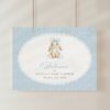 Bunny and Blue Polka Dots Welcome Sign, Baby Shower Sign, Boy Baby Shower, Printable File, Edit Yourself, SH245