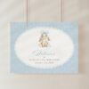 Bunny and Blue Polka Dots Welcome Sign, First Birthday, Boy Birthday, Printable File, Edit Yourself, SH246