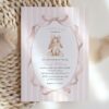 Bunny and Pink Stripes Baby Shower Invitation, Girl Baby Shower, Printable File, Edit Yourself, SH247 Bunny and Pink Stripes Baby Shower Invitation, Girl Baby Shower, Printable File, Edit Yourself, SH247