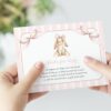 Bunny and Pink Stripes Baby Shower Invitation Suite, Girl Baby Shower, Printable File, Edit Yourself, SH247 Bunny and Pink Stripes Baby Shower Invitation Suite, Girl Baby Shower, Printable File, Edit Yourself, SH247