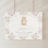 Baby Bunny and Pink Flowers Welcome Sign, Baby Shower Sign, Girl Baby Shower, Printable File, Edit Yourself, SH251 Baby Bunny and Pink Flowers Welcome Sign, Baby Shower Sign, Girl Baby Shower, Printable File, Edit Yourself, SH251