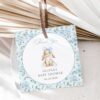 Cute Bunny and Blue Flowers Favor Tags, Gift Tags, Boy Baby Shower, Printable File, Edit Yourself, SH257 Cute Bunny and Blue Flowers Favor Tags, Gift Tags, Boy Baby Shower, Printable File, Edit Yourself, SH257