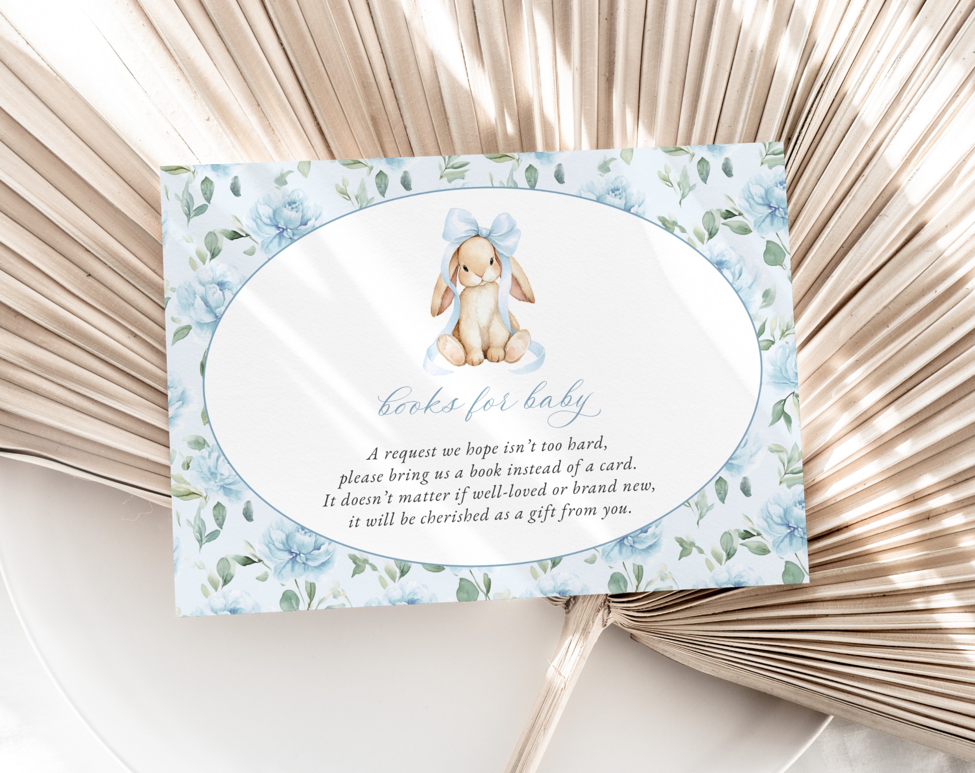Cute Bunny and Blue Flowers Baby Shower Invitation Suite, Boy Baby Shower, Printable File, Edit Yourself, SH257 Cute Bunny and Blue Flowers Baby Shower Invitation Suite, Boy Baby Shower, Printable File, Edit Yourself, SH257
