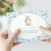 Cute Bunny and Blue Flowers Baby Shower Invitation Suite, Boy Baby Shower, Printable File, Edit Yourself, SH257 Cute Bunny and Blue Flowers Baby Shower Invitation Suite, Boy Baby Shower, Printable File, Edit Yourself, SH257
