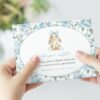 Bunny and Blue Flowers Baby Shower Invitation Suite, Boy Baby Shower, Printable File, Edit Yourself, SH261 Bunny and Blue Flowers Baby Shower Invitation Suite, Boy Baby Shower, Printable File, Edit Yourself, SH261